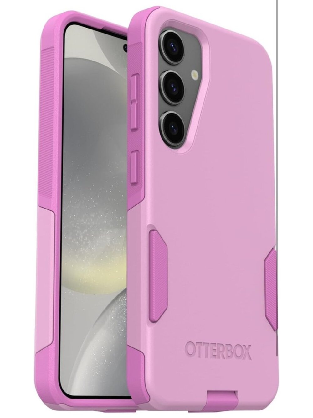 OtterBox Samsung Galaxy S24 Commuter Series Case - Pink, Slim & Tough